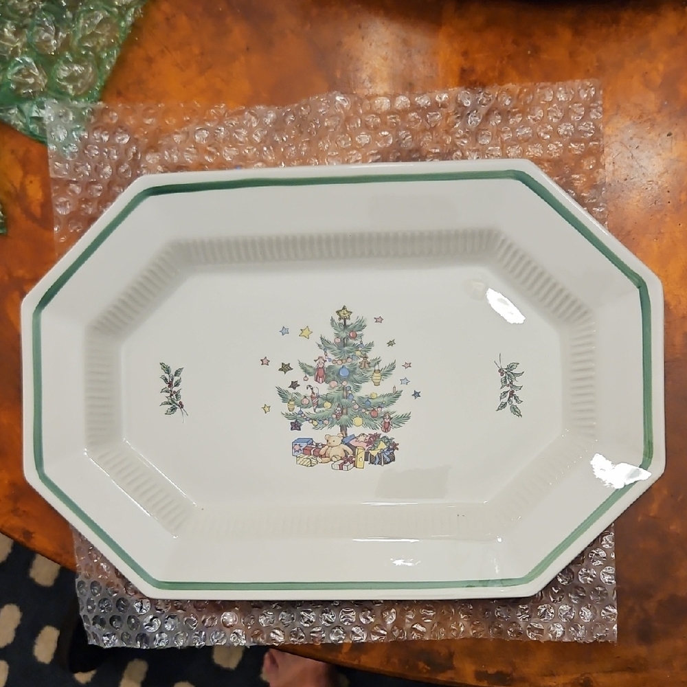 Vintage Nikko Christmastime Serving Platter